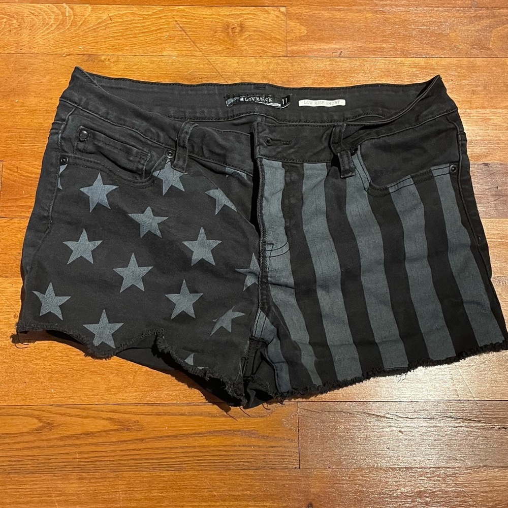 Denim shorts